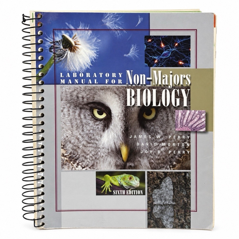 Laboratory Manual for Non-Majors Biology 6th Edition Perry Spiral Bound